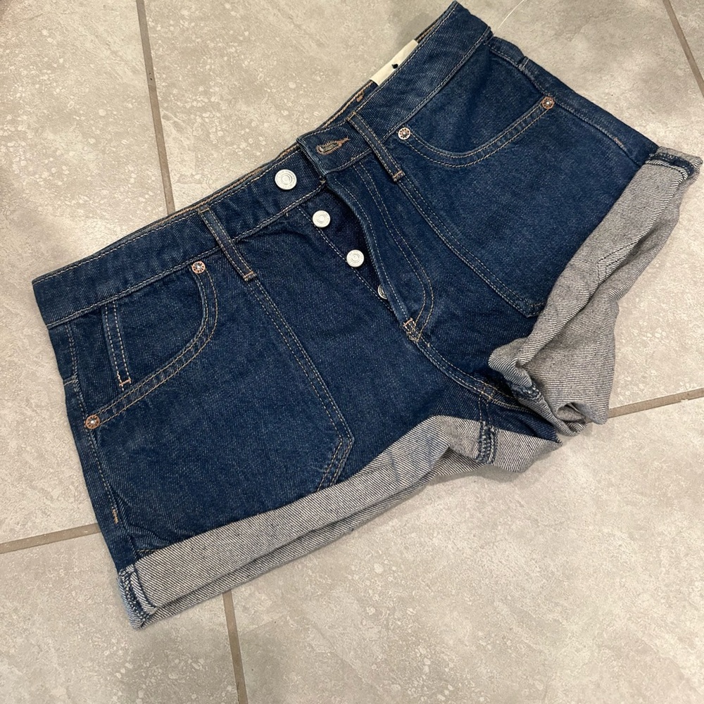 FREE PEOPLE MINI DENIM SHORTS